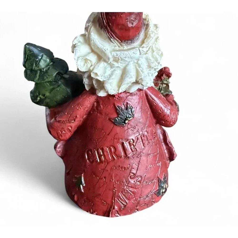 Vintage Rustic Resin Shelf Sitter Santa Claus Dangling Legs Décor Christmas